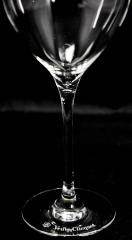 Veuve Clicquot Champagner Glas / Gläser, Flöte, Ballon weißes Branding