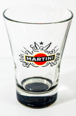 Martini Likör Glas Tumbler Rocks 31 cl, großer Tumbler, schwarzer Boden
