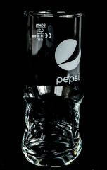 Pepsi Cola, Exclusiv Becher Glas AXL Schwingform 0,2l weiß