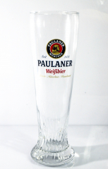 Paulaner Glas / Gläser, Relief Bierglas / Biergläser, Schönsee 0,5L, rot
