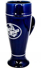 Maises Weisse Bier Steingut Krug, Tonkrug Glas / Gläser Der Blaue 0,5l