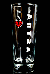 Astra Bier Glas / Gläser, Bierglas Frankonia 0,4l St Pauli Hamburg Kiez