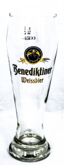 Benedictine wheat beer, glass / glasses beer glass, beer glasses, wheat beer glass 0.5 l