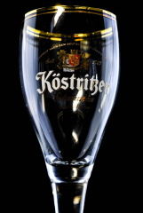 Köstritzer Bier, Glas / Gläser Exclusiv Pokalglas, Bierglas 0,3 l