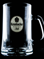 Krombacher Bier Exclusiv Seidel 0,5l, Bierseidel, Bierkrug