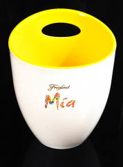 Freixenet Mia, Sekt, Flaschenkühler, Eiswürfelbehälter, gelbe Ausführung