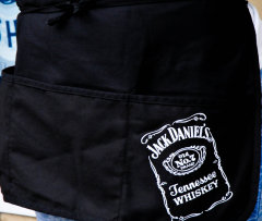 Jack Daniels Whisky, Kellnerschürze, Schürze No 7 Tennessee kurze Ausführung
