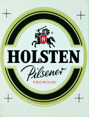 Holsten Pilsener, Aufkleber Premium weiß, Sticker, Hamburg