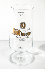Bitburger Bier Glas Pokal 0,2l Seidel Rastal Stielglas Gläser Eiche Gastro