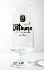 Bitburger Bier, Pokalglas, Bierglas, 0,5 l große Ausführung
