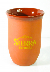 Sierra Tequila, Tonkrug für Paloma Limonade, Tequila Krug, braune Ausführung