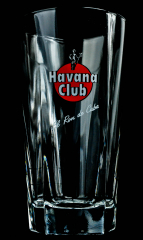 Havana Club, Rum Design Longdrink Glas, Gläser, unten eckig oben rund