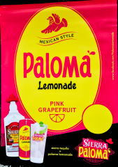 Paloma Lemonade, Poster, Plakat Hochformat Pink Grapefruit
