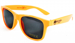Bacardi Razz, Sonnenbrille UV 400 Kat.3, Partybrille, Malle, orange Ausführung