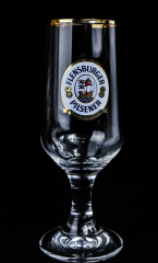 Flensburger Pilsener Glas / Gläser, Bierglas, Goldrand 0,3l Ritzenhoff Pokal