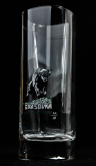 Grasovka Vodka, Glas / Gläser, Longdrinkglas Büffelgras 4cl