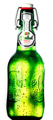 Grolsch Bier, XXL Blechschild Werbeschild als Flasche