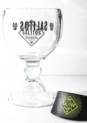 Salitos Bier, XXL Cocktailglas, Partyglas, „Salrita“ Gläser, Kelchglas mit Flaschenhalter