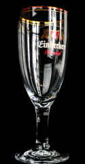 Einbecker Dunkel, Pokalglas, Bierglas mit doppelten Goldrand 0,3l