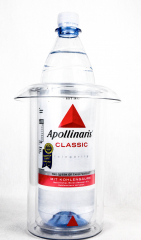 Apollinaris, Wasser, Acryl Flaschenkühler Doppelwandig, für 0,7l und 1,0l