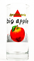 Apollinaris Big Apple , Wasser, Apfelschorle Glas mit New York Skyline 0,4l