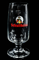 sehr alt Bierglas Schultheiss Lager Bier Tulpenglas "Colani Design" 0,2l 