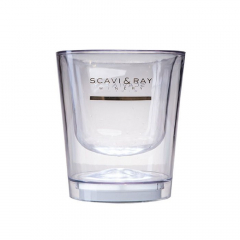 Scavi Ray Vodka, LED Acryl Eiswürfelbehälter, Flaschenkühler Italesse