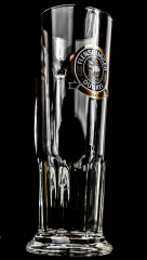 Flensburger Pilsener Glas / Gläser, Bierkrug Leopold Seidel, 0,4l Flensdunkel