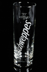 Schweppes Tonicglas, Glas / Gläser Bitter Lemon Glas,Longdrinkglas 0,2l, satinierter Schriftzug