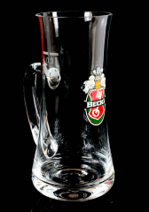 Becks Bier, Glas / Gläser Design Bierkrug, Bierseidel 0,3l alte Ausführung selten