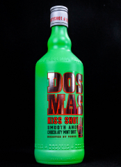 Dos Mas Likör, Dekoflasche, 0,7l, Schauflasche Echtglas, grüne Ausführung