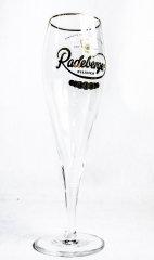 Radeberger Bier, Bierglas, Pokalglas 0,3l mit Goldrand