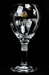 Leffe Bier, Bierglas, Tasting Glas, 0,25l Abbaye de Abbij vav Relief