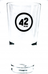 42 Below Vodka, Longdrink Glas / Gläser Vodka Glas, schwere Ausführung
