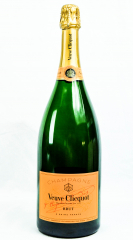 Veuve Clicquot Champagner, Dekoflasche, Showbottle, Echtglas, Magnumflasche 1,5l