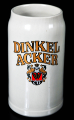 Dinkelacker Bier, Glas / Gläser Bierkrug, Steinzeug-Bierkrug, Tonkrug, 1,0l