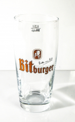 Bitburger Bier Glas Willi Becher 0,25l Rastal Gläser Eiche Gastro