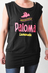 Paloma Lemonade, Lang Shirt, Strandkleid schwarze Ausführung, Gr. M Mexican
