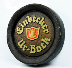 Einbecker Bier, Ur Bock Faßbodenschild, Werbeschild Einbecker Ur-Bock