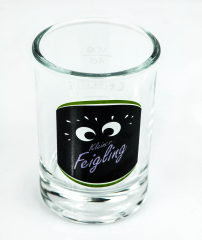 Kleiner Feigling, Glas / Gläser Shotglas, Stamper, Kurzer Sonderedition Grün