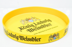 König Ludwig Weissbier, Serviertablett, Kellnertablett, Rundtablett