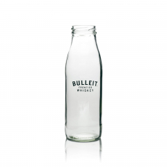 Bulleit Whiskey Bourbon, Glas / Gläser Amerikanische Milchkanne, Milchflasche als Glas, Gläser