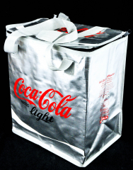 Coca Cola Light XL Kühltasche Kühlbox Tragetasche, silberne Ausführung Isoliert