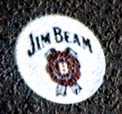 Jim Beam Whisky, LED Logopointer, Logo Beamer, Schlüsselanhänger, Jim Beam Logo