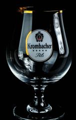 Krombacher Bier, Schwenker, Glas, Gläser, Bierglas, Biergläser Brüssel Goldrand, 0,4l