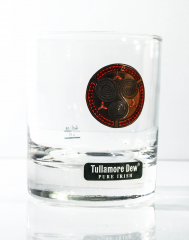 Tullamore Dew Whisky, Glas / Gläser Tumbler, Whisky Glas Keltisches Symbol  Triskele 