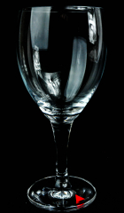 Apollinaris Wasser Glas / Gläser, Trinkglas, Stielglas 21,5cl (schmaler)