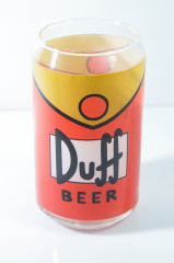 Duff Beer Glas, Homer Simpsons Duff Bierglas, The Simpsons Beer Glases