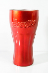 Coca Cola, Kontur Relief Glas, Sonderedition Red Label Metallic 0,3l