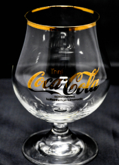 Coca Cola Glas / Gläser 0,3l Schwenker Sonderedition Gold